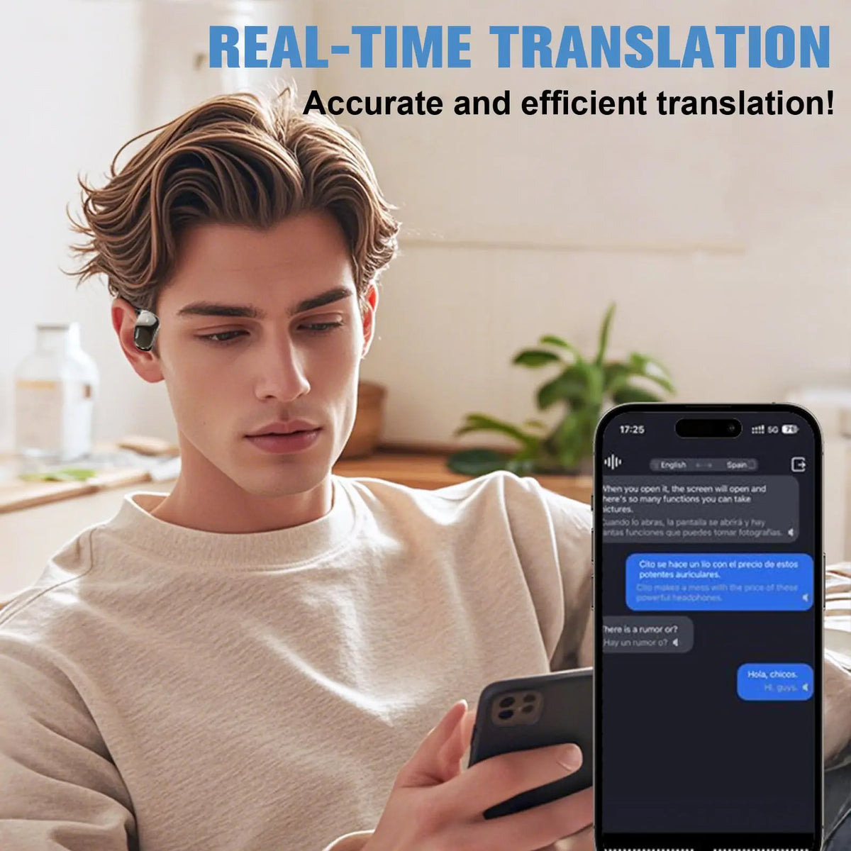 AI Language Translator Earbuds