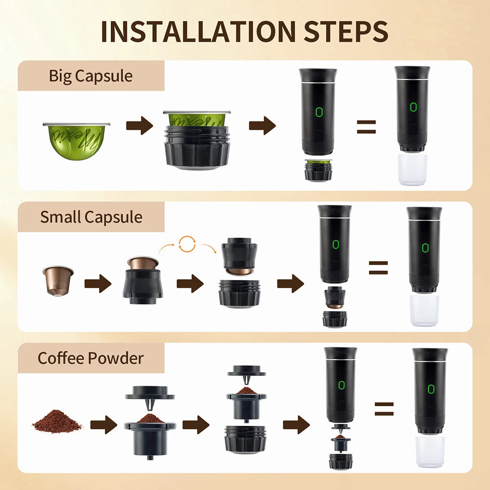 Portable Capsule Coffee Maker