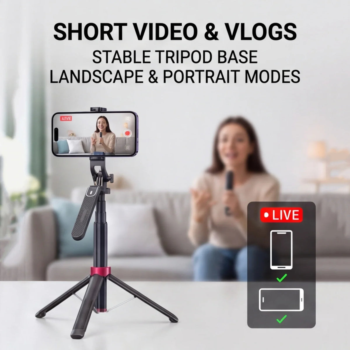 Handheld Phone Stabilizer Tripod