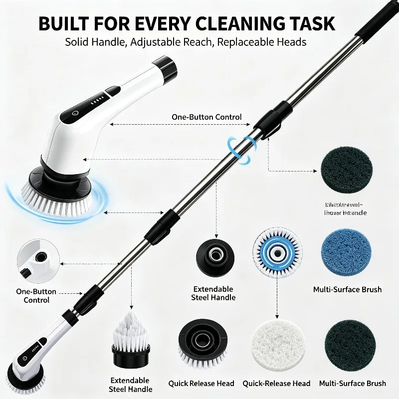 Wireless Electric Cleaning Brush