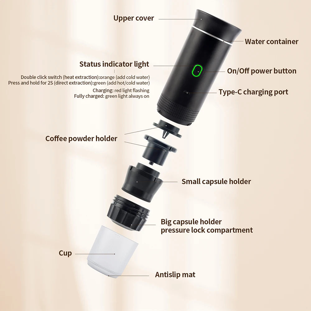 Portable Capsule Coffee Maker