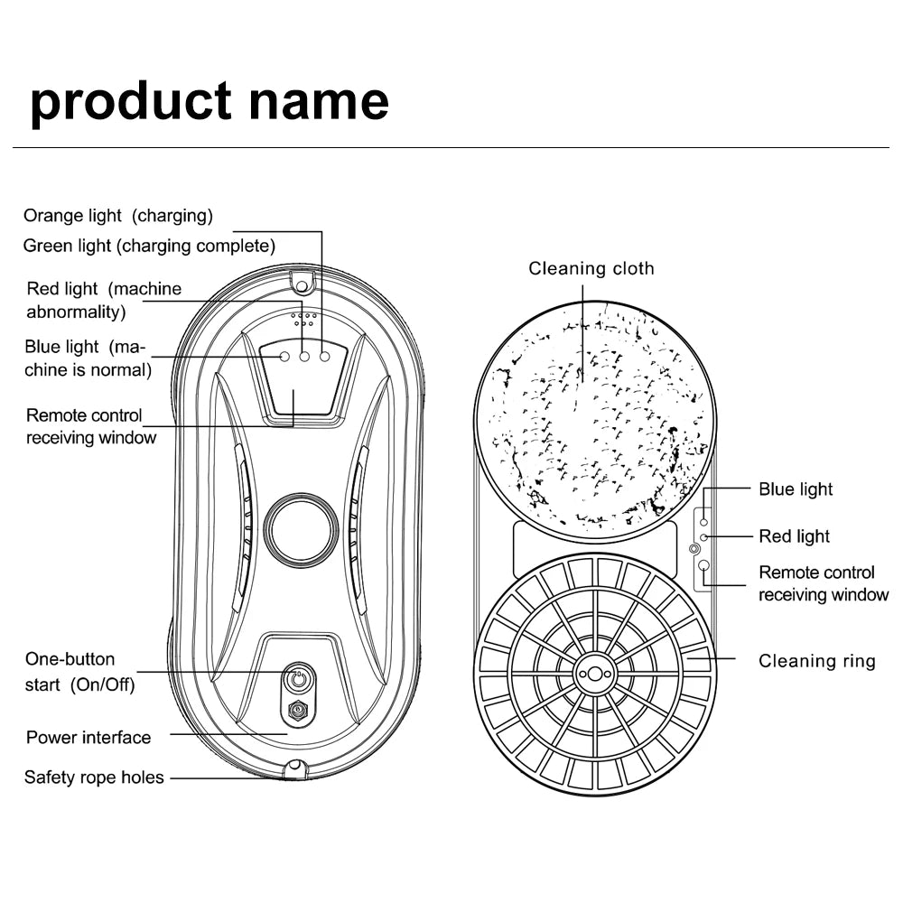 Window Robot Vacuum Cleaner