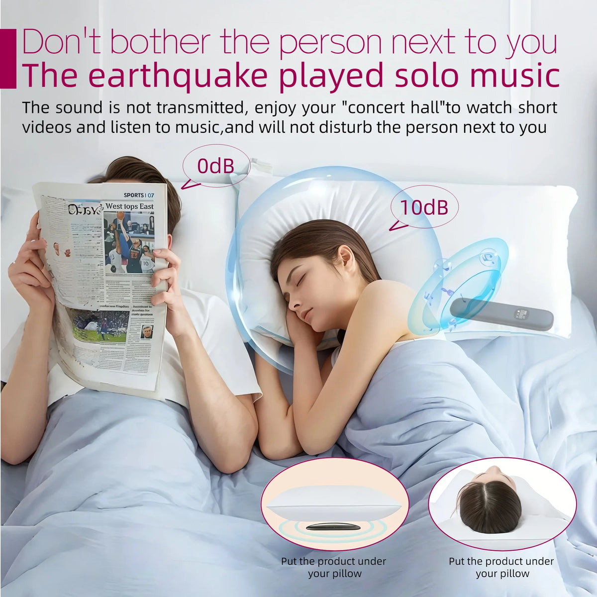 Under Pillow Sleeping Speaker