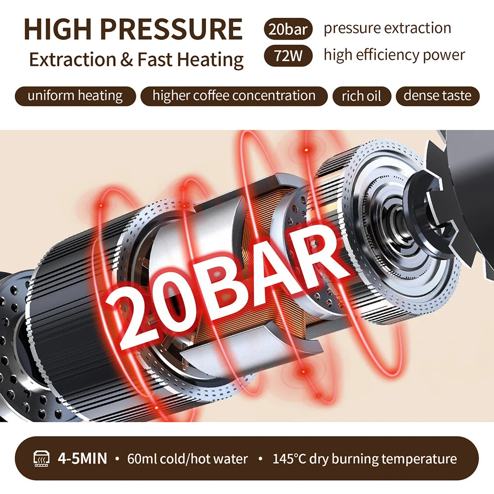 Portable Capsule Coffee Maker
